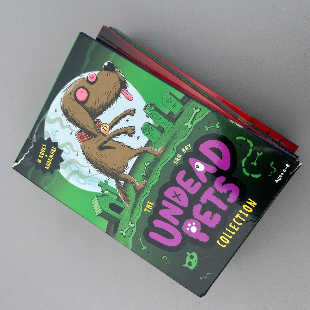 The Undead Pets Collection 8 Book Box Set Sam Hay Paperback Ages 6-8